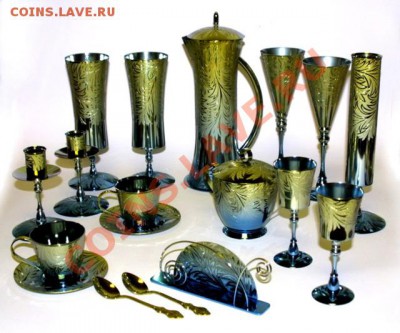 Медали из циркония - зимняя спартакиада в Удмуртии 1999 г. - Столовый набор