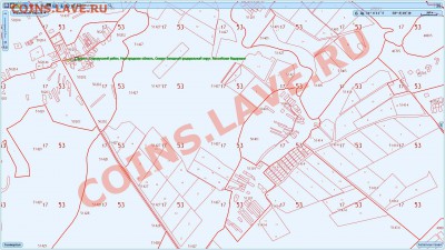 п от НВ Лёвичева № 172503-6 - Подробная кадастровая карта Буреги Солобско координаты центра  кв.22 51427