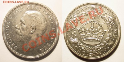 Крона 1927 г., Георг V - Crown 1927 1 