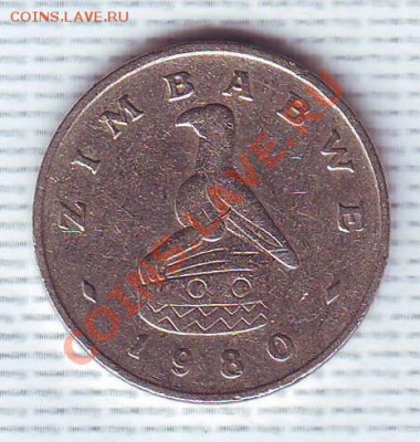 Зимбабве.5 Центов.1980. Кролик до 6 мая - кролик.JPG