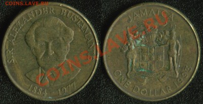 Ямайка 1 доллар 1993 до 22:00мск 06.05.13 - Ямайка 1 доллар 1993