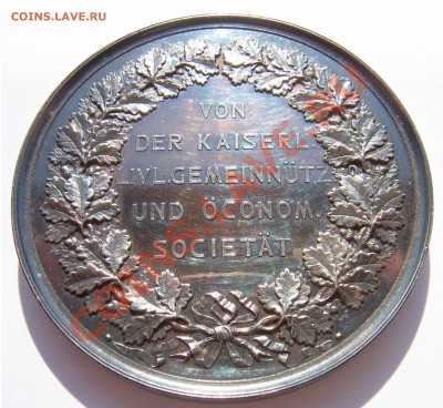 Серебряная медаль Peter Heinrich von Blankenhagen - 1