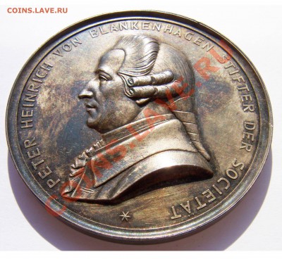 Серебряная медаль Peter Heinrich von Blankenhagen - 2