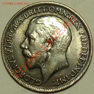 ВЕЛИКОБРИТАНИЯ - Фартинг 1916 - Георг V - до 6 мая - 661