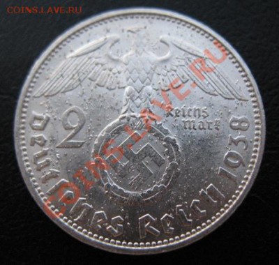 1938 2 RM, "конопатое" серебро. что это? - 2 м вопрос 1
