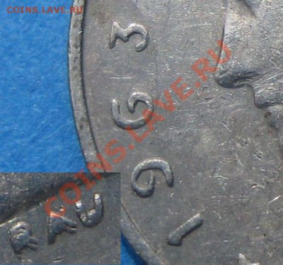 Находки нумизматов монет DD (Doubled Die) - Бельгия, 1 франк 1963
