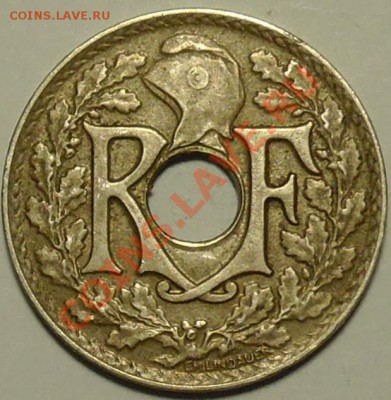 ФРАНЦИЯ - 25 сантимов 1920 - до 7 мая - 664