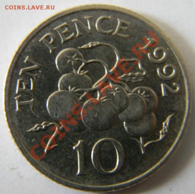10 пенсов Гернси 1992г. - DSCN5451_thumb