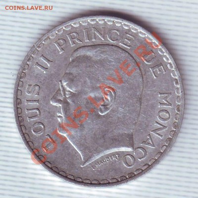 Монако.5 Франков.1945.до 8 Мая - 19450018.JPG