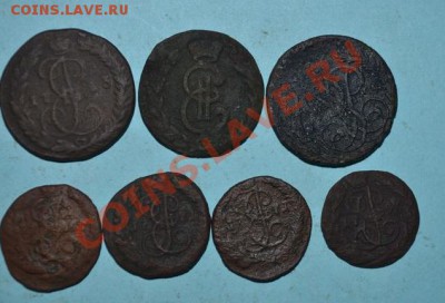 лот меди 9 монет, 1779,1793,1771,1759, - DSC_0027