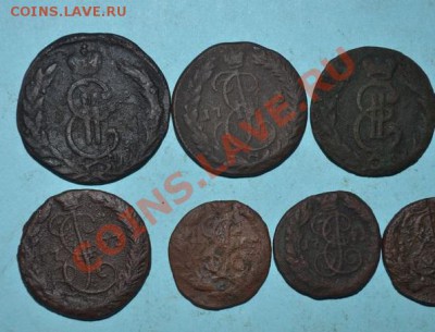 лот меди 9 монет, 1779,1793,1771,1759, - DSC_0026