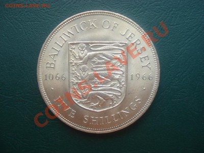 Джерси,5 шилингов 1966 г.  до 08,05,13 в 22.00 МСК - дж