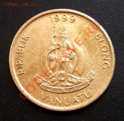 ВАНУАТУ 1 вату (1999) Ракушка до 07.05 (22.00) - Вануату 1 вату (1999) Ракушка А