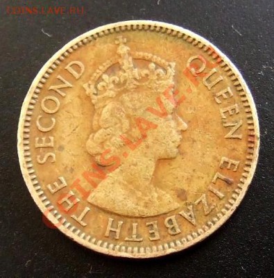 ГОНКОНГ 10 центов (1959) до 07.05 (22.00) - Гонконг 10 центов (1959) А