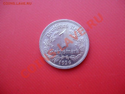 1 рейхсмарка 1936 F прошу оценить(продажа). - P3290171.JPG