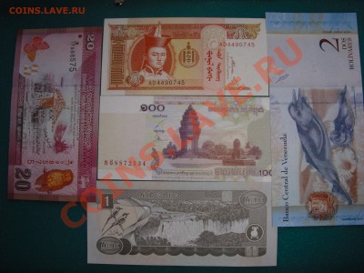 Боны разных стран 11 шт.пресс - SDC15470.JPG