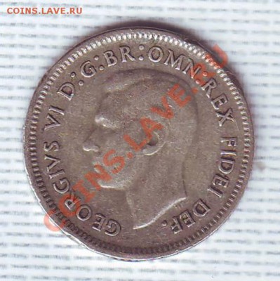 Ag.Австралия.6 Пенсов.1951. до 12 Мая - 19510014.JPG