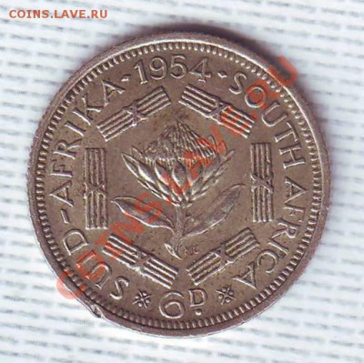 Ag.Брит.Ю.Африка.6 Пенсов.1954. до 12 Мая - 19540002.JPG