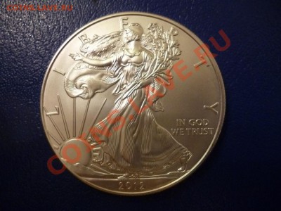 ДК США 1 доллар Свобода 2012 Серебро 13.05 - P1030555.JPG