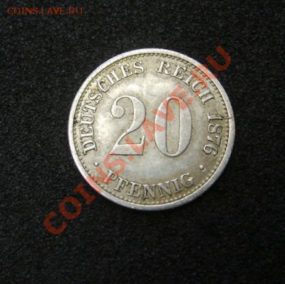 ГЕРМАНСКАЯ ИМПЕРИЯ: 20 ПФЕННИГОВ 1876 D , Ag !!до 9.05.2013 - S6000641.JPG