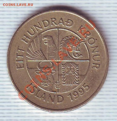 Исландия.100 Крон.1995.Рыба. до 13 Мая - 19950006.JPG
