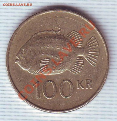 Исландия.100 Крон.1995.Рыба. до 13 Мая - 19950007.JPG