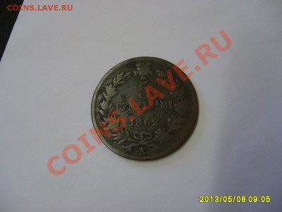 ИТАЛИЯ: 5 CENTESIMI 1862 N !!до 9.05.2013 - S6000659.JPG
