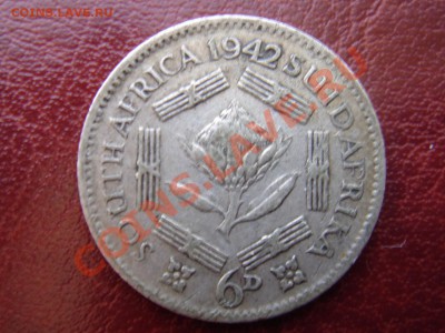 ЮАР: Ag-800 6 пенсов 1942 Георг 6 до 13.05.12, 22-00 - 6 пенсов ЮАР 1942-1.JPG