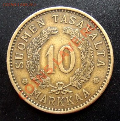 МОНЕТЫ МИРА №1 - Финляндия 10 марок (1929) Р