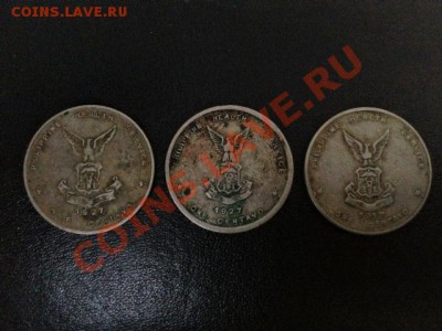 монеты Лепрозориев - 1 cent 1927 cul rev 3var.JPG