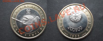 Португалия 200 эскудо 1999г Юнисеф. до 13.05. в 22.00. - 1 (10).JPG