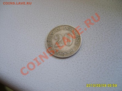 ГЕРМАНСКАЯ ИМПЕРИЯ: 20 ПФЕННИГОВ 1876 D , Ag !!до 9.05.2013 - S6000666.JPG