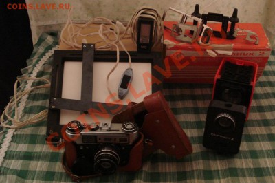 фотоапарат..вспышка..диапроэктор..рамка..провода - Фотик и проектор_2
