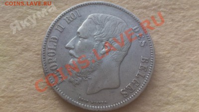 Бельгия 5 франков 1870 - 3201746188