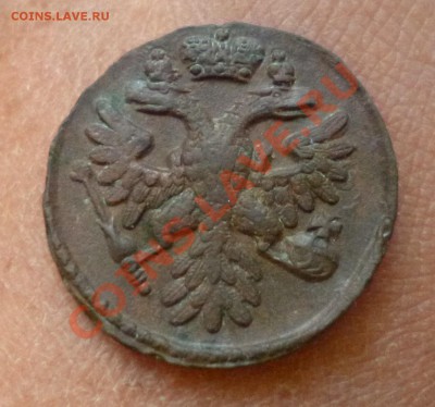 деньга 1739 и копейка 1828 - P1000889.JPG
