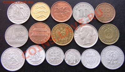 38 разных монет (см. фото и описание). До 10.05_22.00мск - 5254