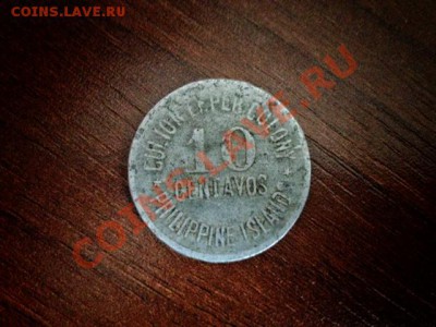 монеты Лепрозориев - culion 10 cent 1913 obv.JPG