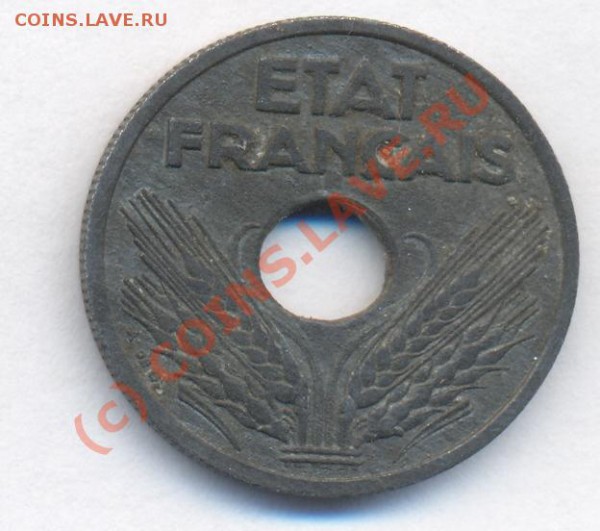 Франция 10 сантимов. 1941 г. До 9.12.09. 20-00 МСК. - 11