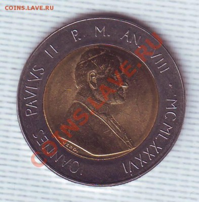 Ватикан.500 Лир.1986.БМ.до 17 Мая - 19860016.JPG