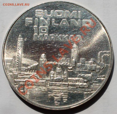 Финляндия. 10 марок 1971.  Хельсинки. Серебро. Спорт. - 2