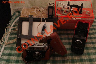 фотоапарат..вспышка..диапроэктор..рамка..провода - Фотик и проектор_2