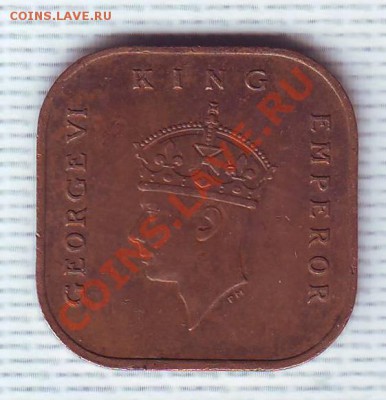 Малайя.1 Цент.1945.Георг 6. до 20 Мая - 19450023.JPG