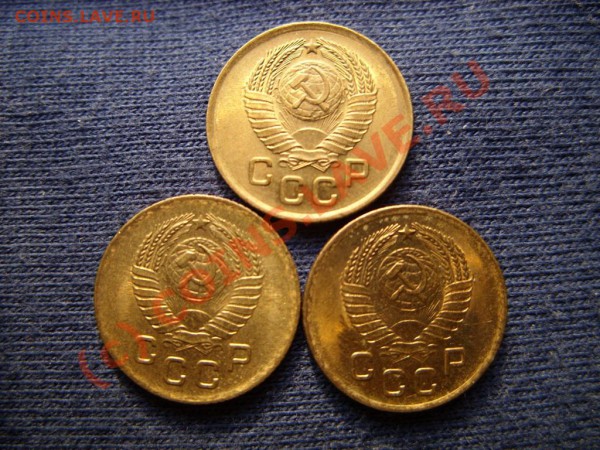 1 копейка 1957г. Разновидности в блеске. - 1к 57..JPG