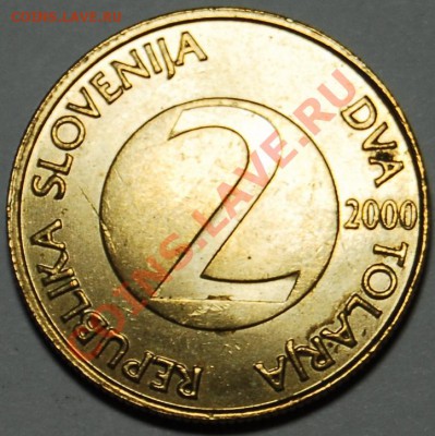 СЛОВЕНИЯ - 2 толара 2000 - Ласточка - до 20 мая - 033