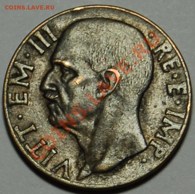 ИТАЛИЯ - 10 чентезимо 1942 - до 20 мая - 005