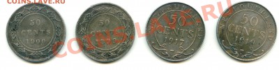 Ньюфаундленд 50 центов 1899-1919 на оценку - Image6