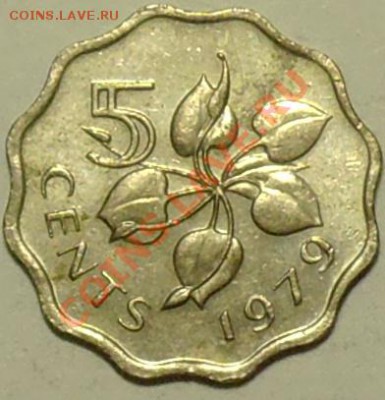 СВАЗИЛЕНД - 5 центов 1979 - до 21 мая - 074