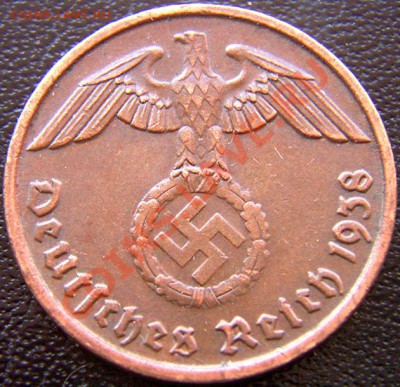 Германия (3 Рейх)_2 рейхспфеннига 1938(D); до 16.05_22.10мск - 5318