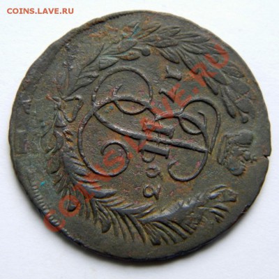 2 коп. 1763 г. ММ перечекан с 4 копеек до 19.05.13. в 22.00 - P5130005.1