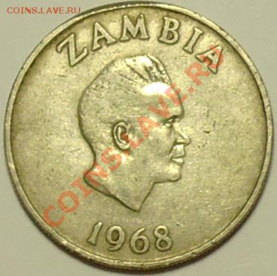 ЗАМБИЯ - 10 нгвее 1968 - Птица-носорог - до 22 мая - 177
